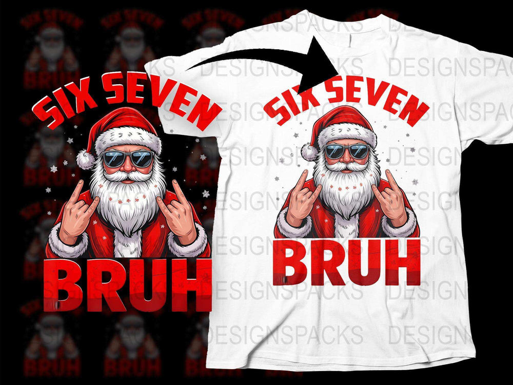 Hip Hop Santa T-Shirt, Funny Christmas Tee, Urban Style Holiday Apparel, Cool Xmas Gift Idea