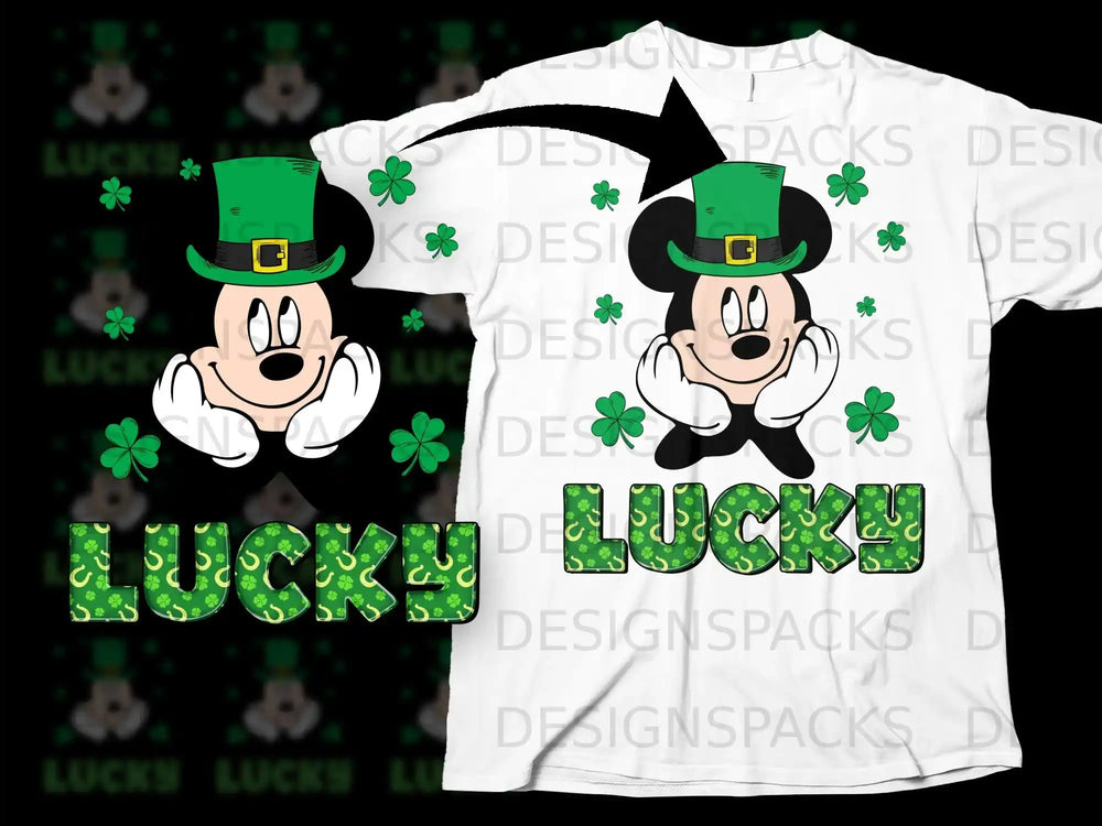 Mickey Leprechaun Hat Lucky Shamrocks St Patricks Day product type