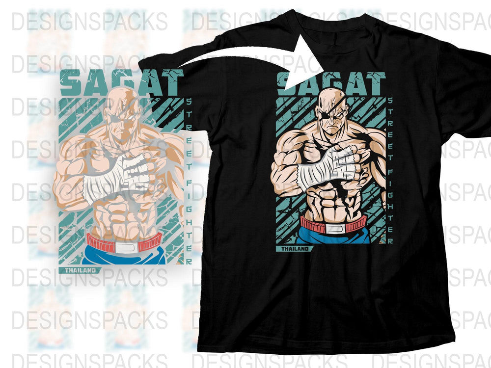 Muay Thai Fighter Graphic T-Shirt, Men's Athletic Fit Shirt, Thai Boxing Tee, Martial Arts Apparel, Gym Wear, Sports Casual Top