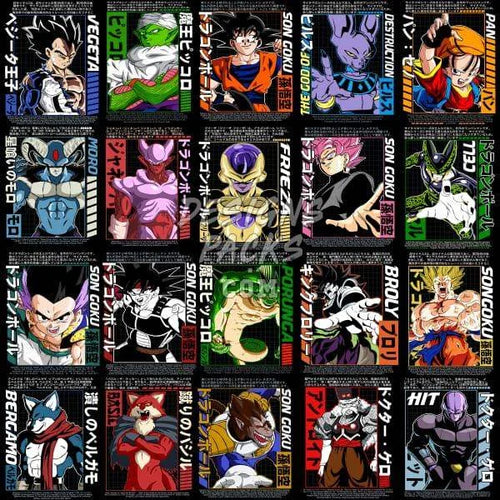 73 Dragon Ball Designs Bundle PNG PSD