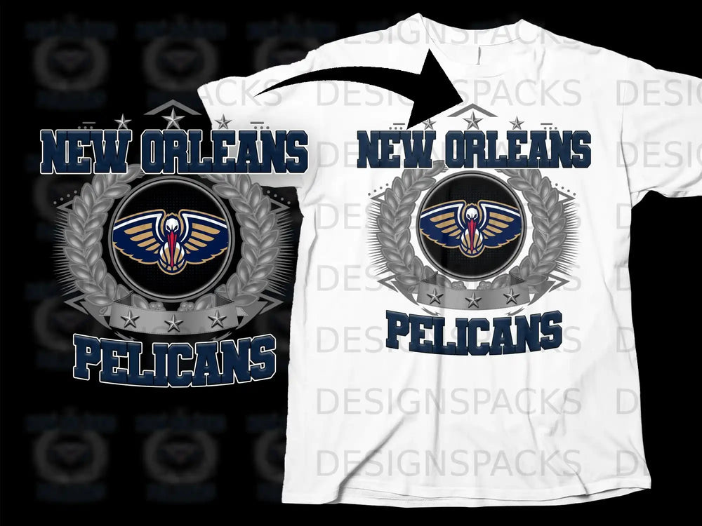New Orleans Pelicans Emblem White T-shirt