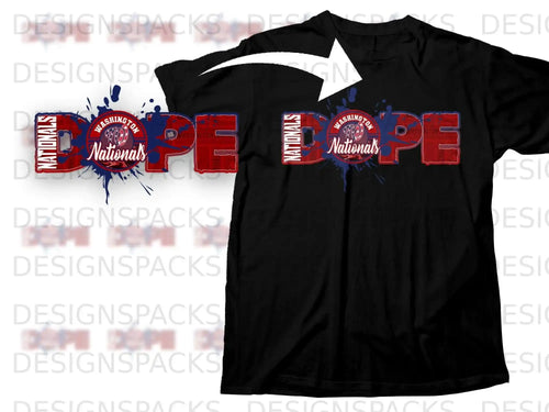 Washington Nationals Dope Design Graphic Tee