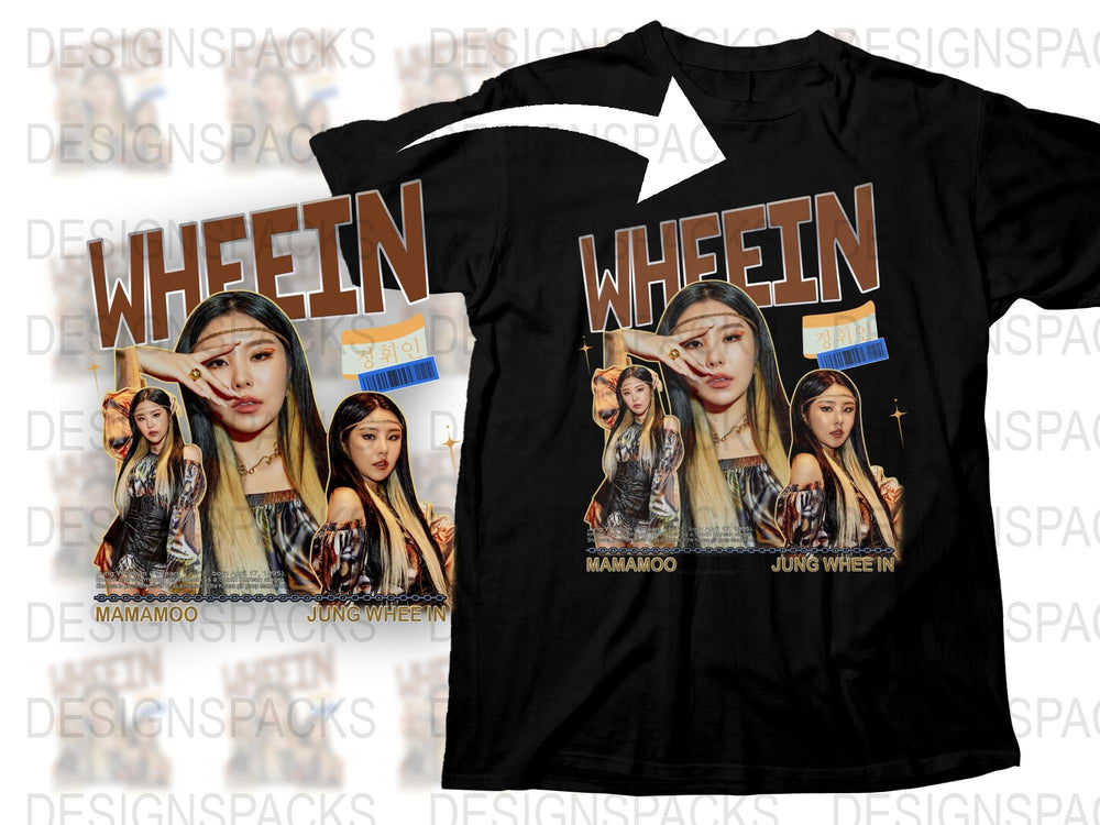 Wheein Mamamoo K-Pop Fan T-Shirt, Jung Whee In Graphic Tee, Music Idol Fashion, Casual Unisex Apparel