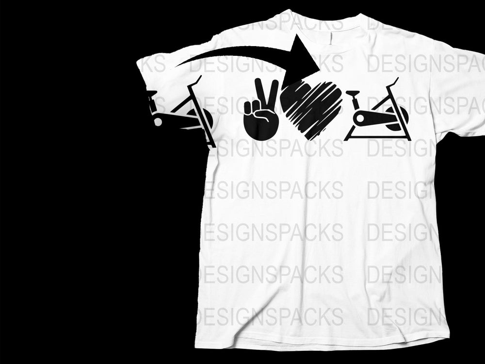 Graphic T-Shirt White Abstract Art Modern Heart and Hands Design Unisex Fashion Tee