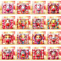 Load image into Gallery viewer, 74 Valentine Zipper Animal Tumbler Wrap Bundle Jpg
