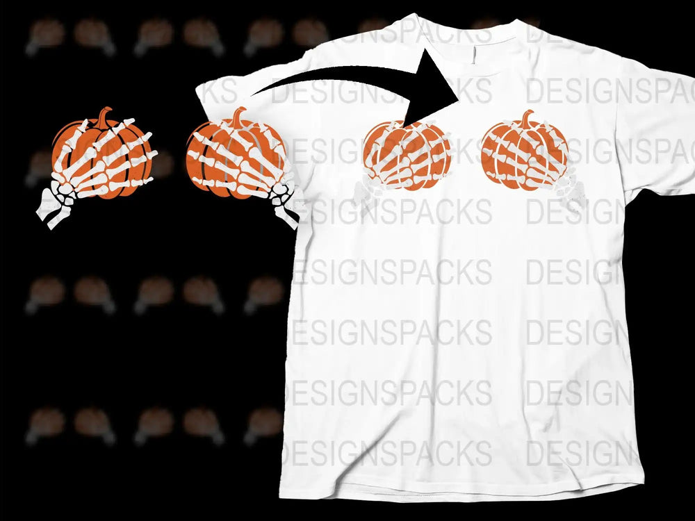 Halloween Pumpkin T-Shirt, Unique Striped Orange Pumpkin Design, Unisex Graphic Tee, Casual Autumn Wear