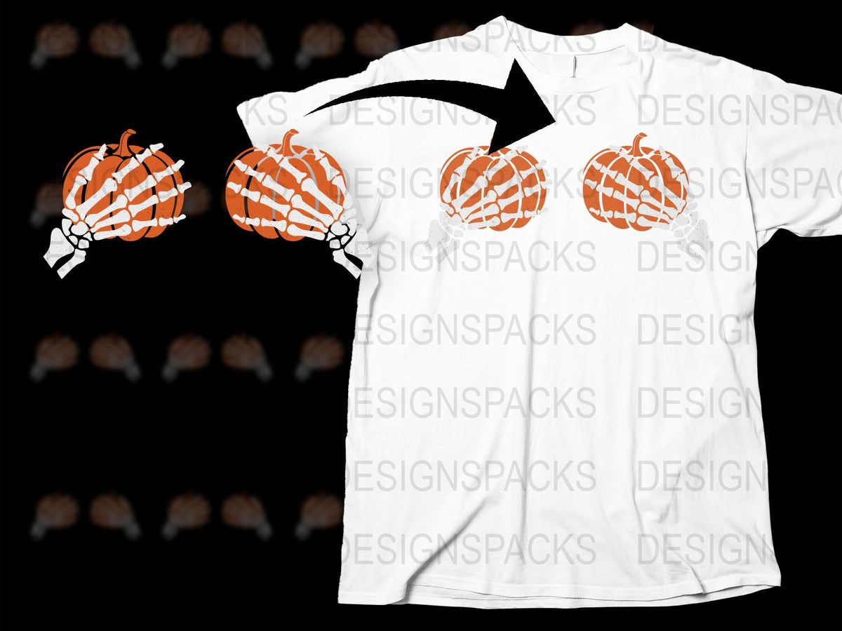 Halloween Pumpkin T-Shirt, Unique Striped Orange Pumpkin Design, Unisex Graphic Tee, Casual Autumn Wear