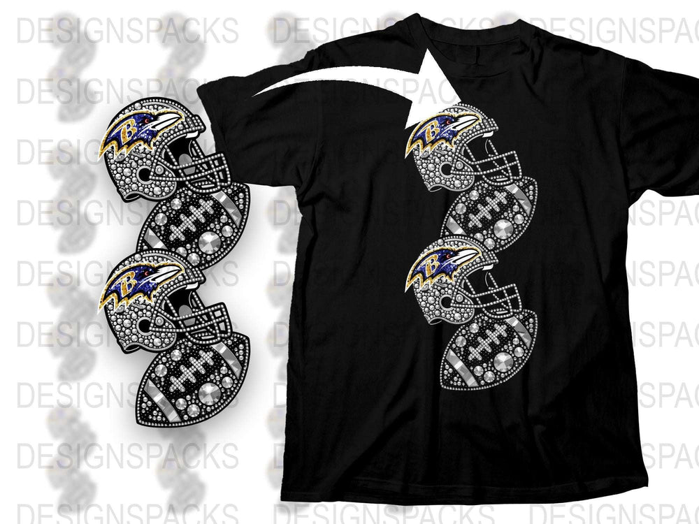 Baltimore Ravens T-Shirt Unique Checkered Pattern Sports Fan Apparel NFL Gift