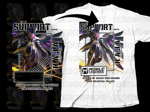 Mobile Legends Rival T-Shirt, Support Fighter Graphic Tee, Gaming Apparel, Unique Player Gift