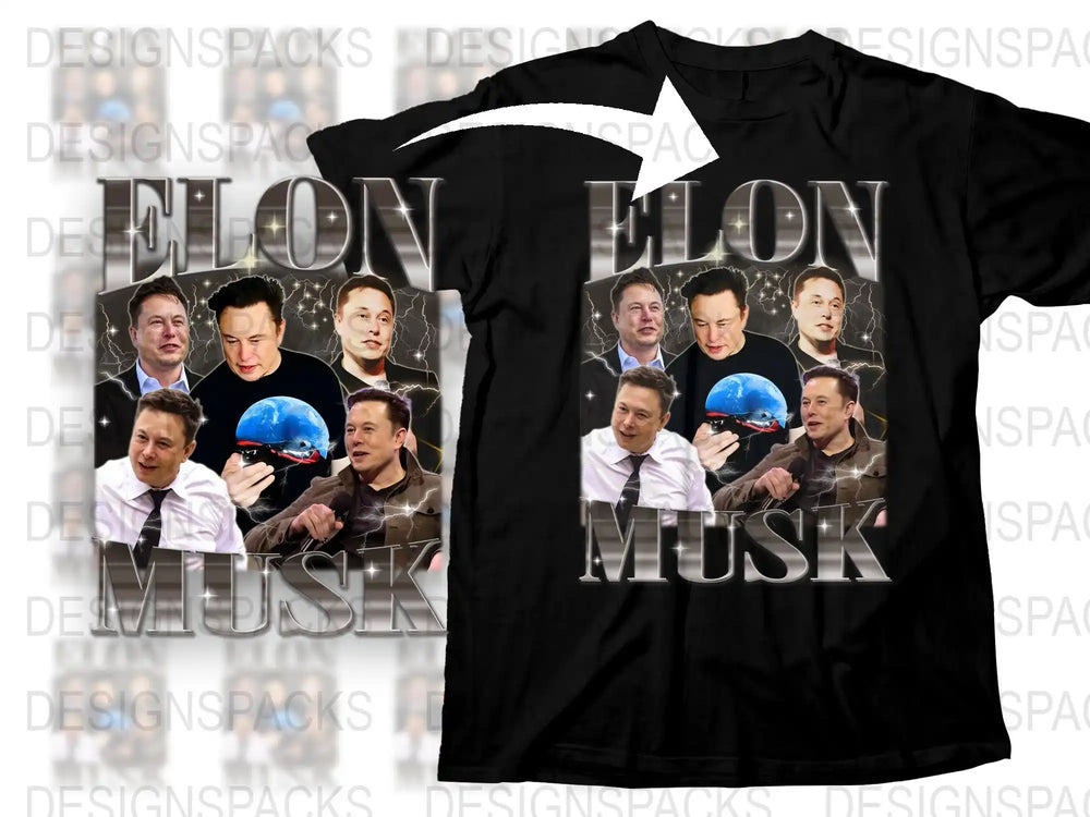 Elon Inspired Graphic T-Shirt, Entrepreneur Tee, Tech Innovator Style, Casual Apparel, Gift Idea