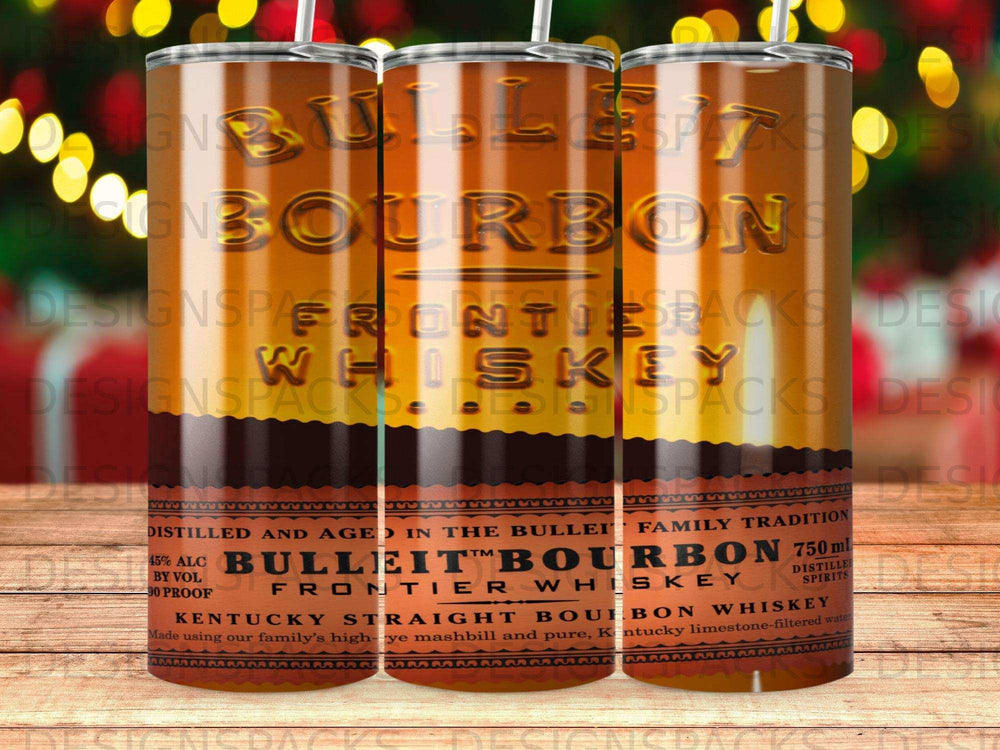 Bulleit Bourbon Frontier Whiskey 750ml bottle with 45% ALC BY VOL and 90 PROOF.