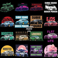 Load image into Gallery viewer, 75 Cars Subaru Automobile Designs Bundle Png
