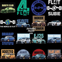 Load image into Gallery viewer, 75 Cars Subaru Automobile Designs Bundle Png
