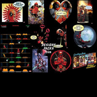 Load image into Gallery viewer, 75 Dead Superhero Comics Movie Designs Bundle Png
