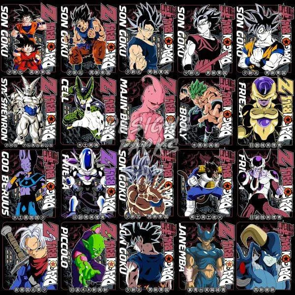 75 Dragon Ball Designs Bundle PNG PSD