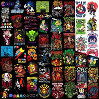 Load image into Gallery viewer, 75 Retro Gaming Mixed Designs Bundle PNG AI
