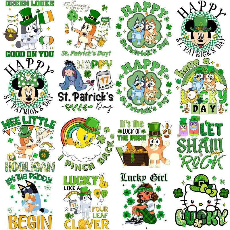 75 St. Patrick’s Day Cartoons Designs Bundle PNG