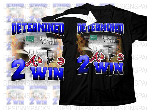 Determined to Win Graphic T-Shirt, Bold Text, Athletic Tee, Casual Sports Shirt, Fire Design, Unisex Fashion