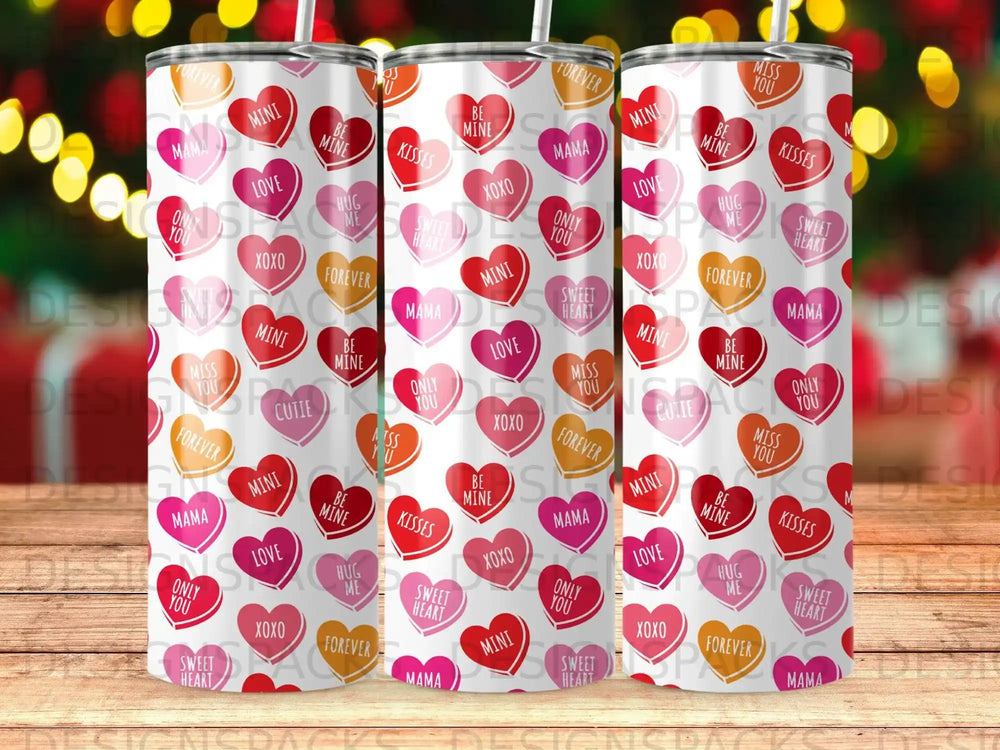 Valentine Hearts Tumbler Cup product type