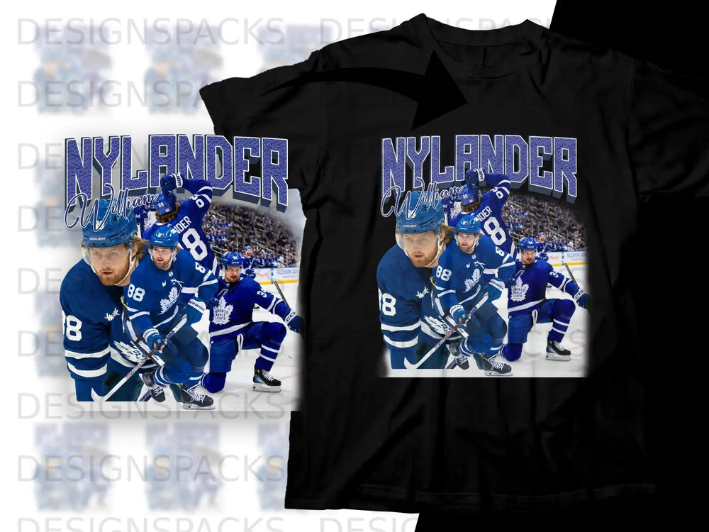 Toronto Maple Leafs jersey with Nylander and number 88 graphic.