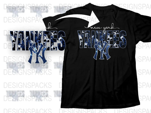 Men's Black Sports Team T-Shirt, Graphic NY Baseball Design, Casual Summer Top, Fan Apparel