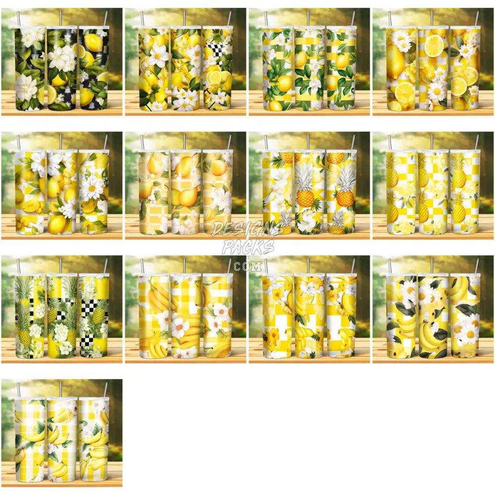 76 Fruits Checkered Tumbler Wrap Bundle Jpg