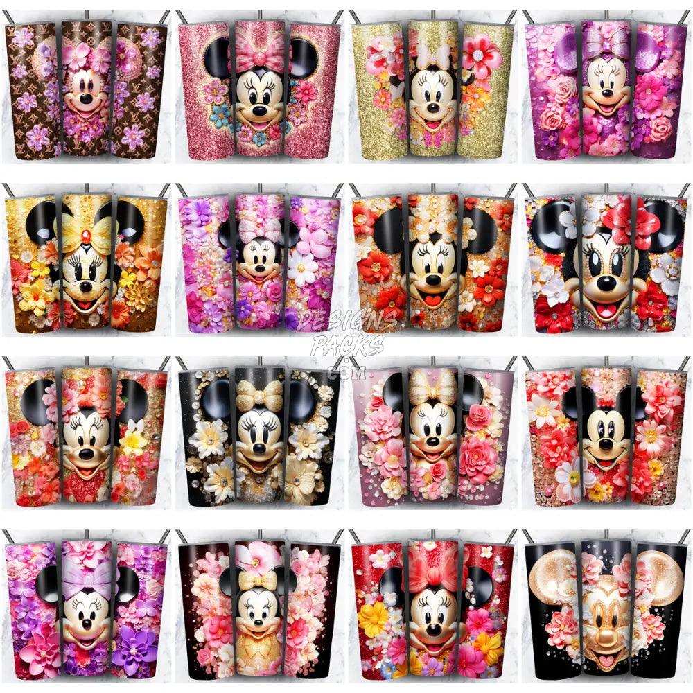 76 Minnie Mouse Gems Tumbler Wrap Bundle Jpg