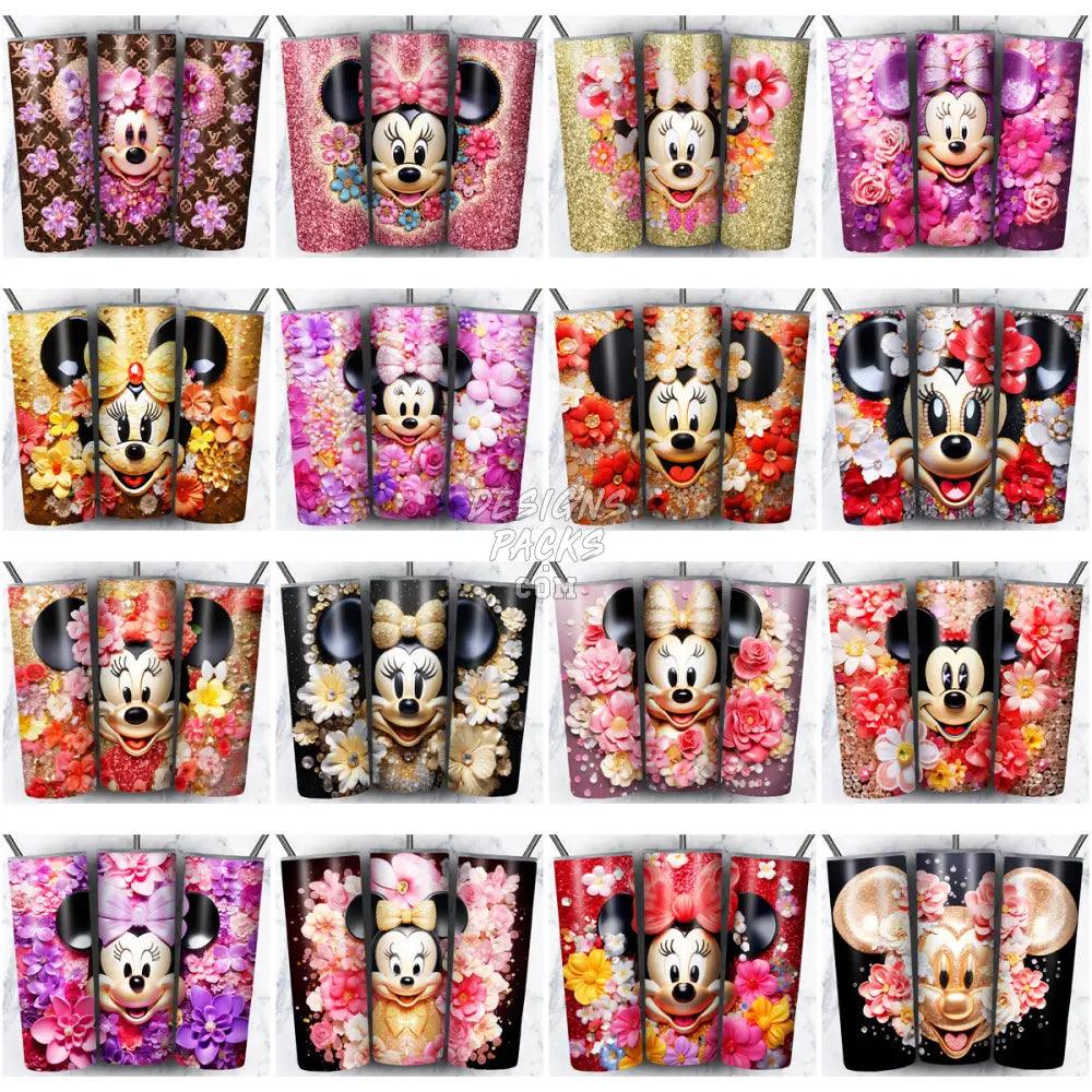 76 Minnie Mouse Gems Tumbler Wrap Bundle Jpg