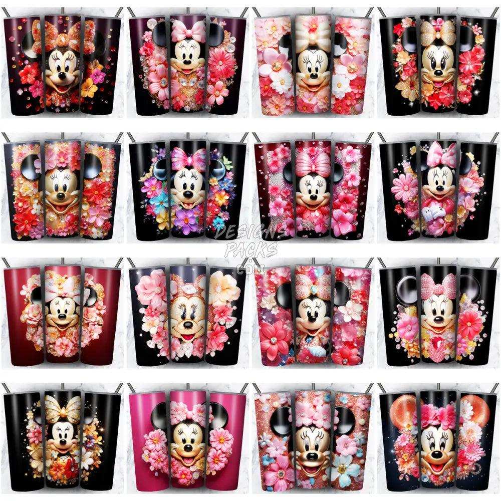 76 Minnie Mouse Gems Tumbler Wrap Bundle Jpg