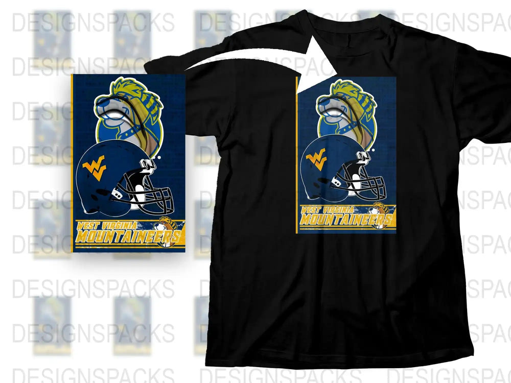 Vintage West Virginia Mountaineers T-Shirt, Retro Sports Graphic Tee, College Football Apparel, Fan Gift Idea
