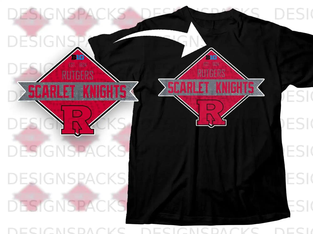 Rutgers Scarlet Knights Logo T-Shirt Product