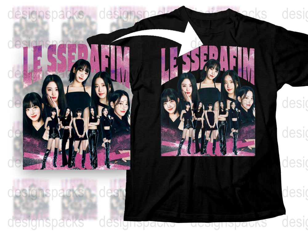 Fan T-Shirt with Group Photo, Stylish Pop Music Band Graphic Tee, Unique Gift Idea