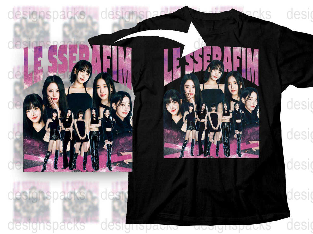 Fan T-Shirt with Group Photo, Stylish Pop Music Band Graphic Tee, Unique Gift Idea