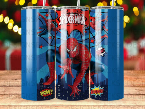 Ultimate Spider-Man Pow Bang stars cityscape product type
