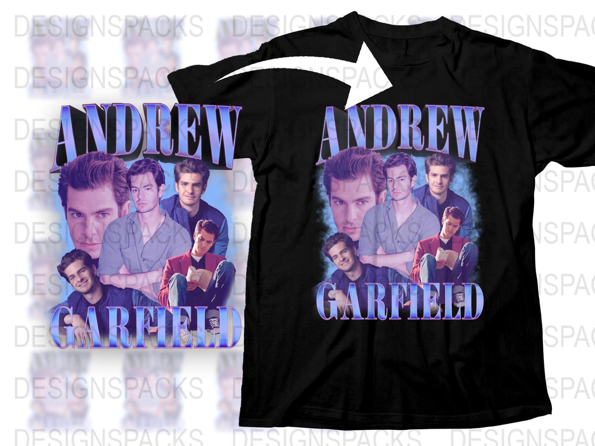 Andrew Garfield Fan T-Shirt, Multiple Poses Graphic Tee, Celebrity Inspired, Unisex Clothing, Gift for Movie Lovers