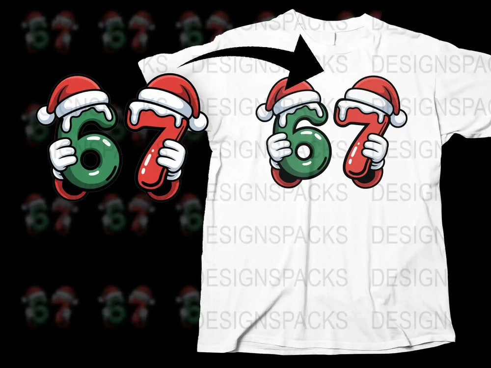 Funny Christmas T-Shirt, Santa Hat Holiday Tee, Festive Graphic Shirt, Unisex Xmas Apparel