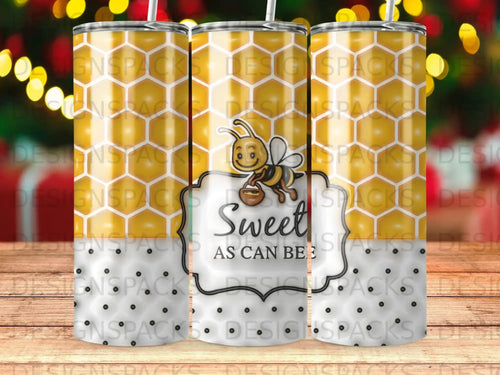 Bee holding sign that reads 