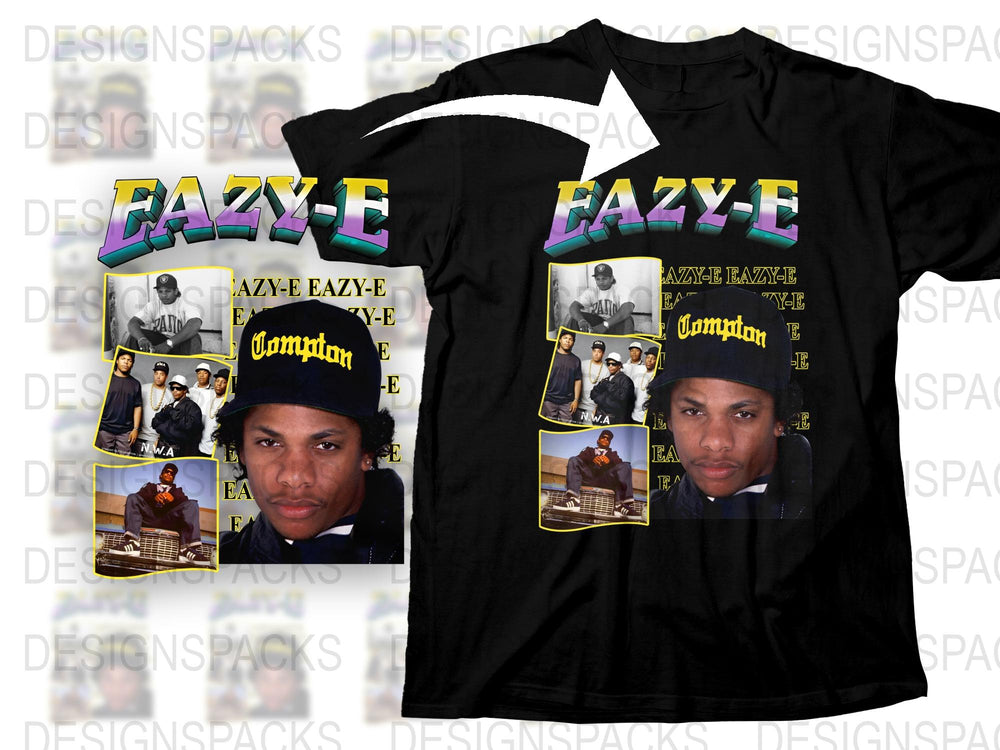 Vintage Eazy-E T-Shirt, 90s Hip Hop Tee, Compton Legend, Retro Rap Music Merch, Collector's Item, Gift for Music Fans