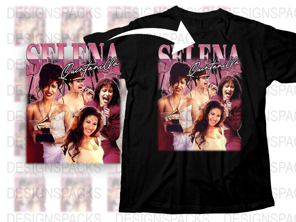 Selena Quintanilla Graphic T-Shirt, Vintage Style Pop Icon Tee, Music Legend Fan Apparel