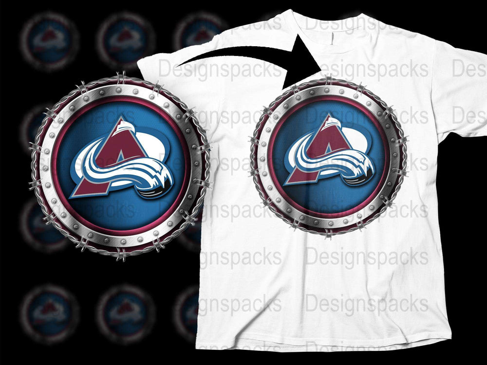 Colorado Avalanche Inspired T-Shirt, Sports Team Logo Graphic Tee, Casual Fan Apparel, Unisex Fit