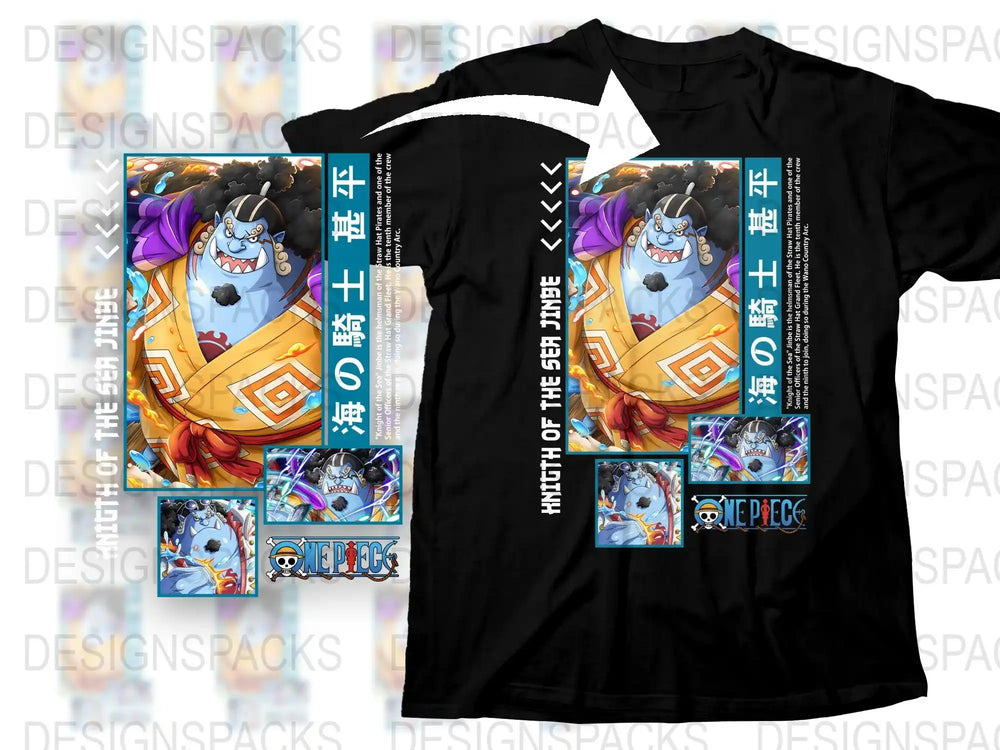 One Piece Jinbe Artwork Anime Character Png Digital Download