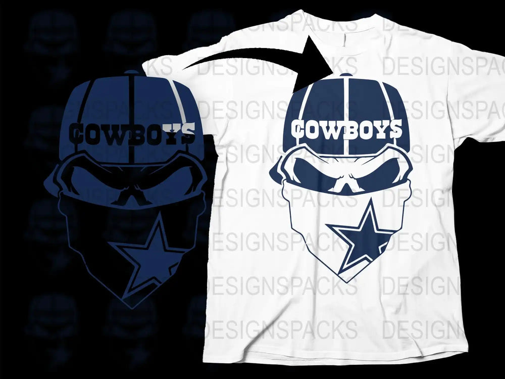 Dallas Cowboys Inspired T-Shirt, Football Helmet Graphic Tee, Sports Fan Apparel, Unisex Clothing