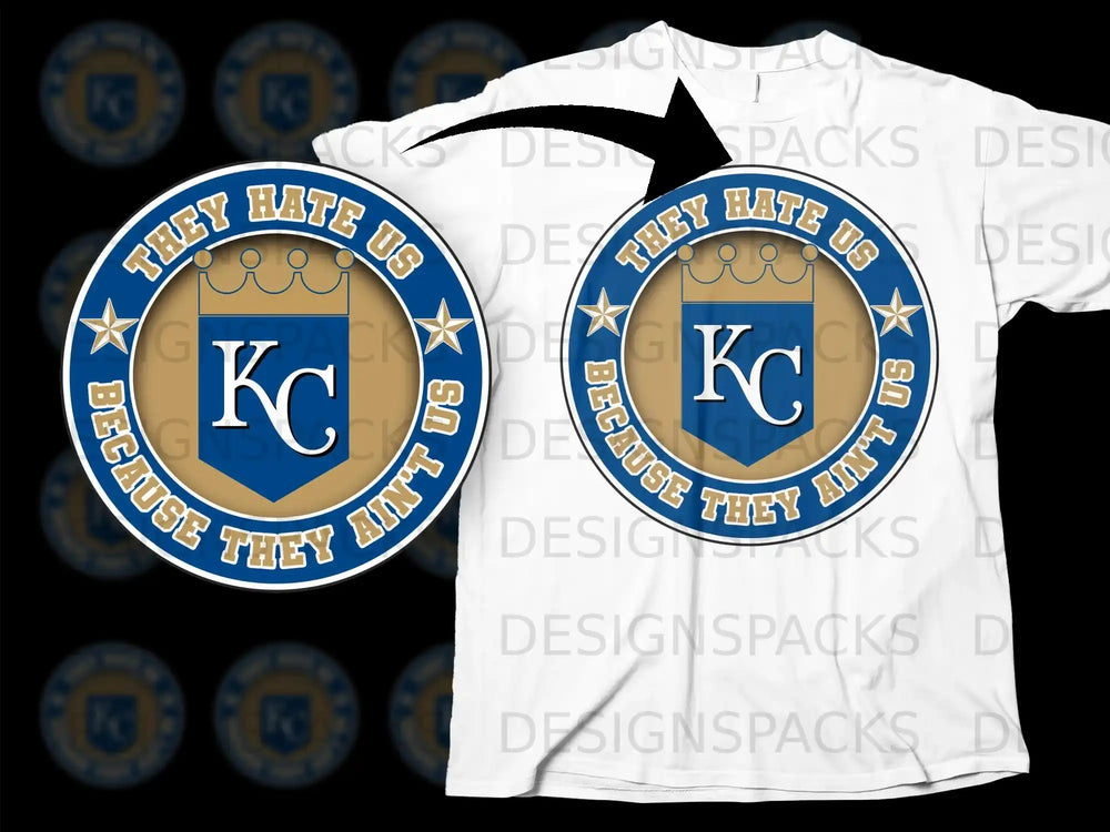 They Hate Us Because They Ain't Us KC Shirt