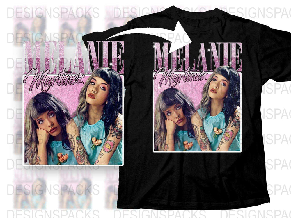 Melanie Martinez Cry Baby Inspired Fan Art T-Shirt, Pink Aesthetic, Music Pop Tee, Unique Gift Idea