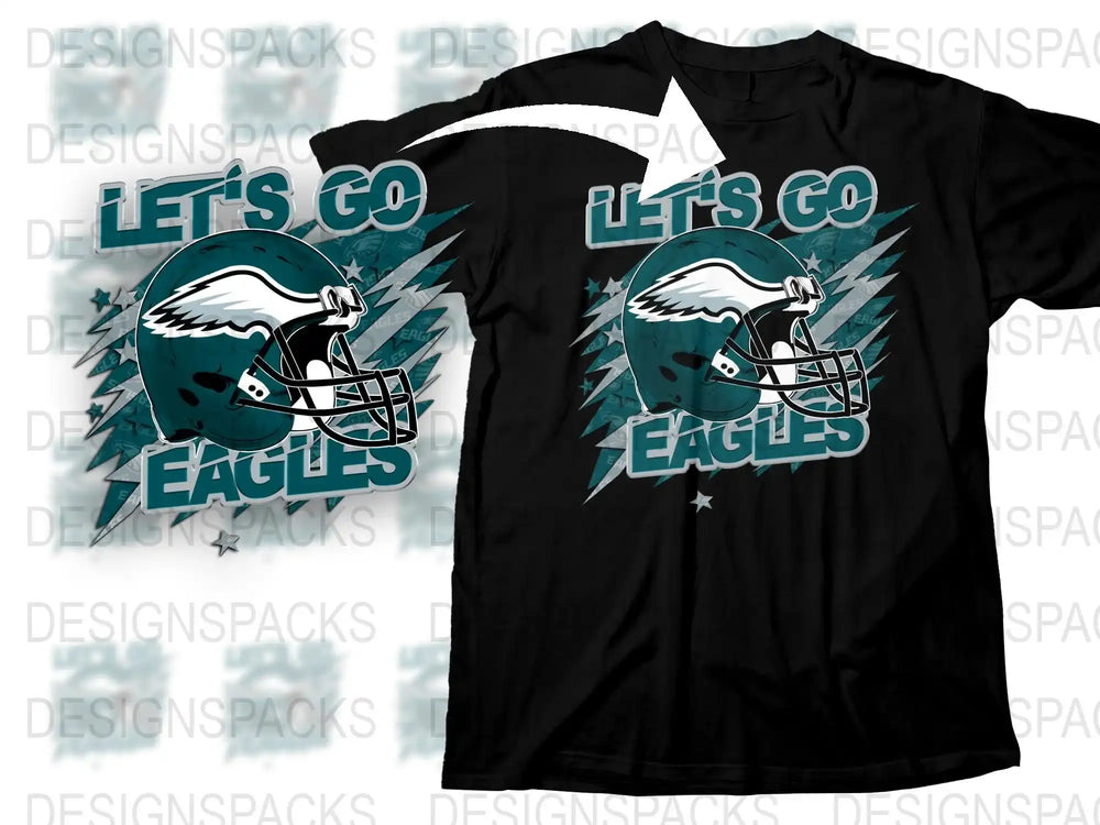 Vintage Eagles Football T-Shirt, Retro Sport Design Tee, Distressed Helmet Graphic, Casual Fan Apparel