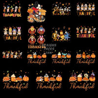 Load image into Gallery viewer, 79 Thanksgiving Mix Cartoon Fall Designs Bundle Png

