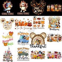 Load image into Gallery viewer, 79 Thanksgiving Mix Cartoon Fall Designs Bundle Png
