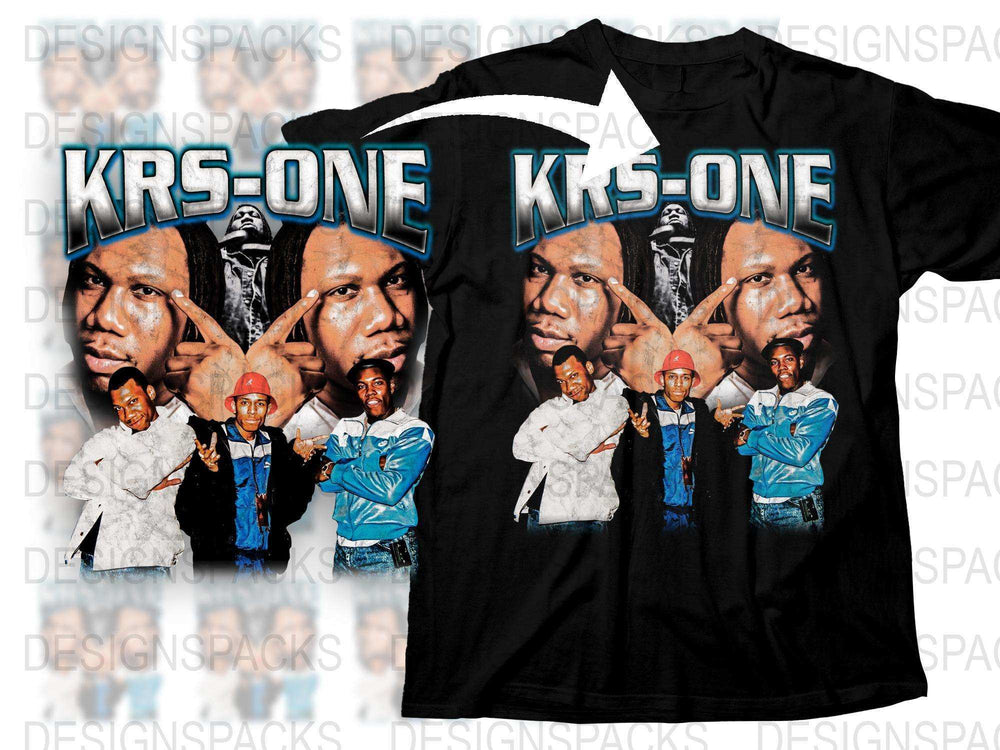 KRS-One Graphic T-Shirt, Hip Hop Legend Printed Tee, Music Icon Apparel, Urban Streetwear Style, Unisex Fashion Top