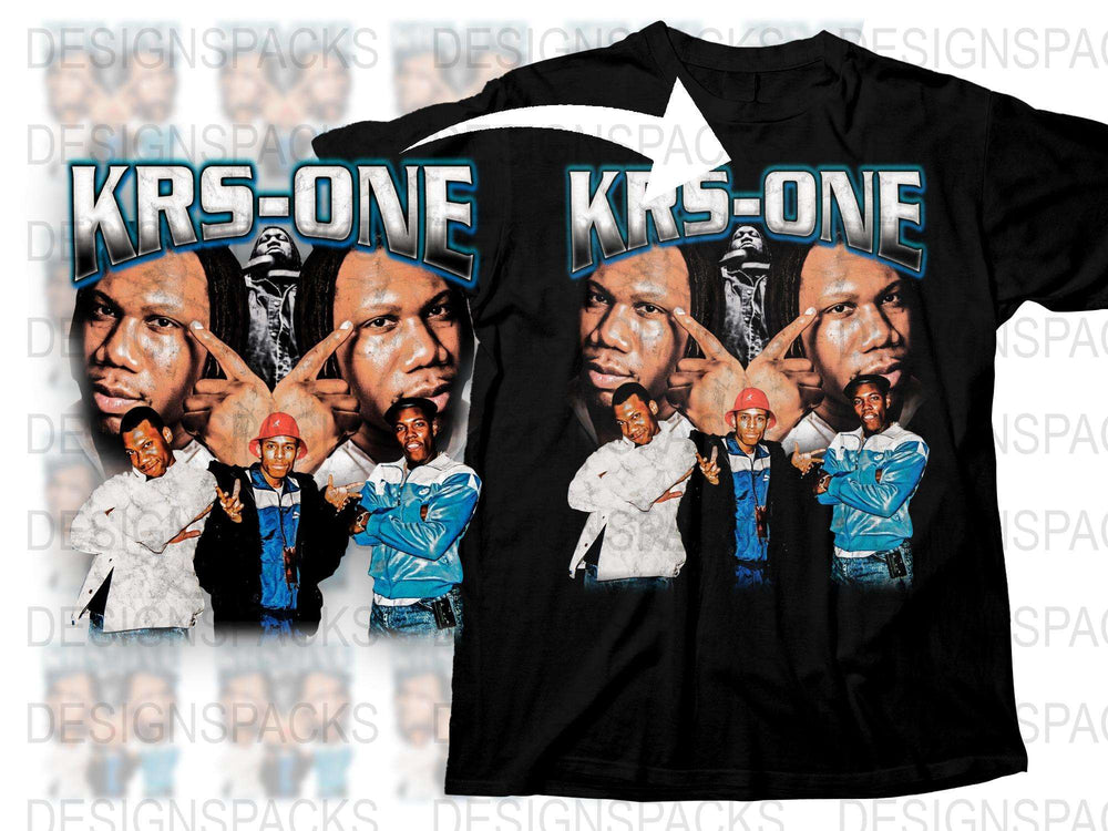 KRS-One Graphic T-Shirt, Hip Hop Legend Printed Tee, Music Icon Apparel, Urban Streetwear Style, Unisex Fashion Top