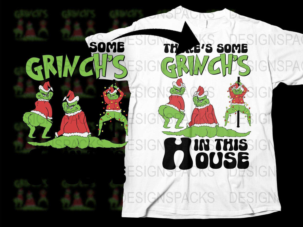 Grinch Themed T-Shirt, Christmas Funny Quote, Holiday Festive Apparel, Unisex Graphic Tee